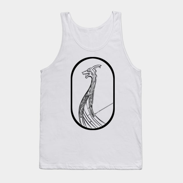 Anime Vinland Saga, Viking boat Tank Top by IQ_Design16